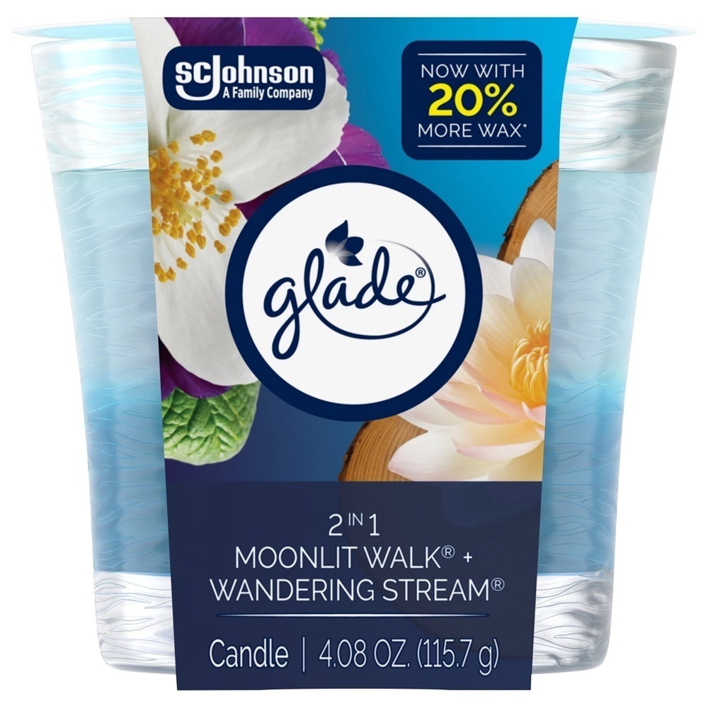 NWT Glade 2in1 Moonlit Walk & Wandering Stream Candle